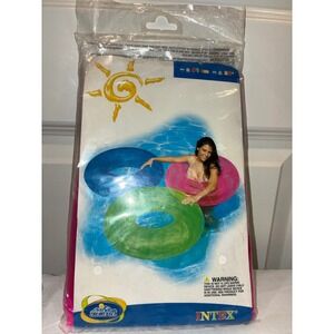 Intex The Wet Set Inflatable Pool Tube Pink 36 Inch Swim Ring Float 59251TT NEW